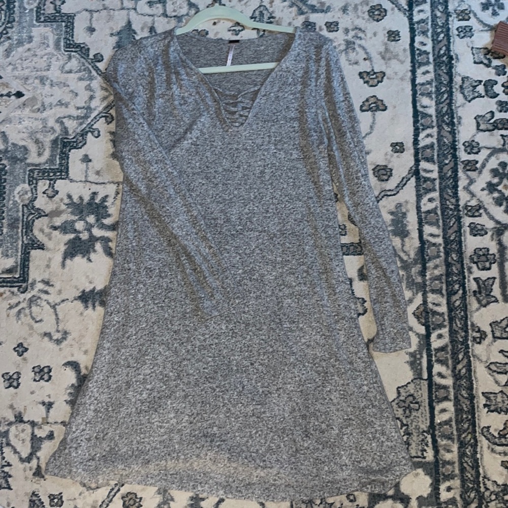 Grey Long sleeve Dress